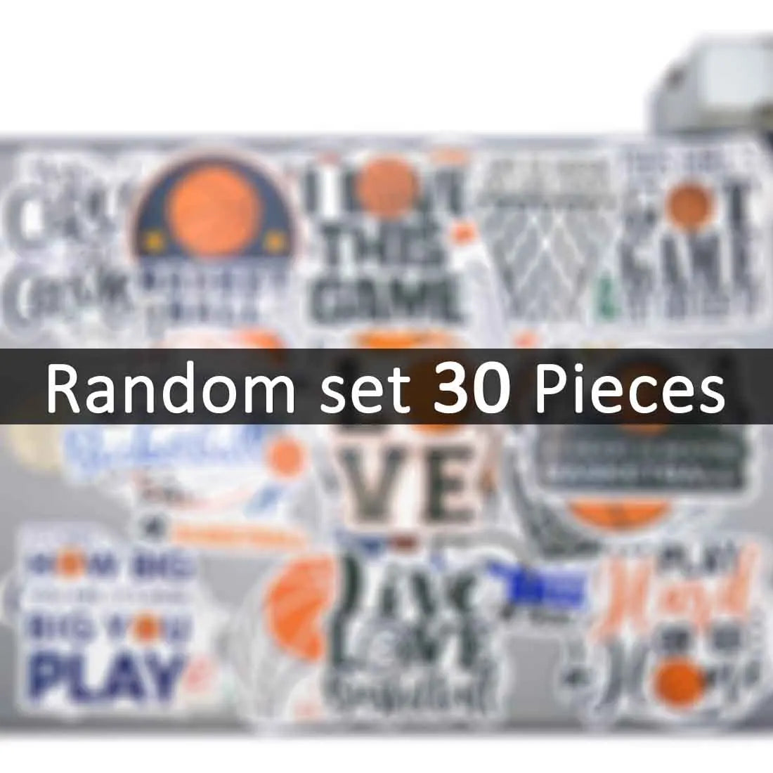 20/30/50Pieces Retro Fashion Funny Pattern Love Basketball Stickers for Kids Scrapbook Luggage Car Bike Phone Laptop Sticker Toy