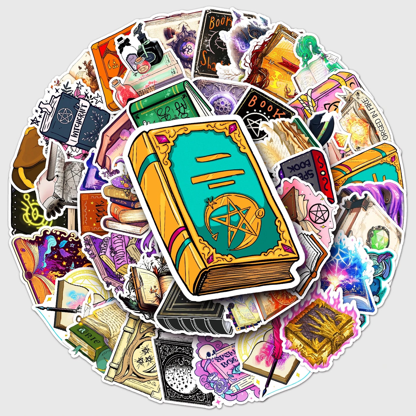 50Pcs Cartoon Waterproof Vinyl Stickers for Skateboard Snowboard Decals