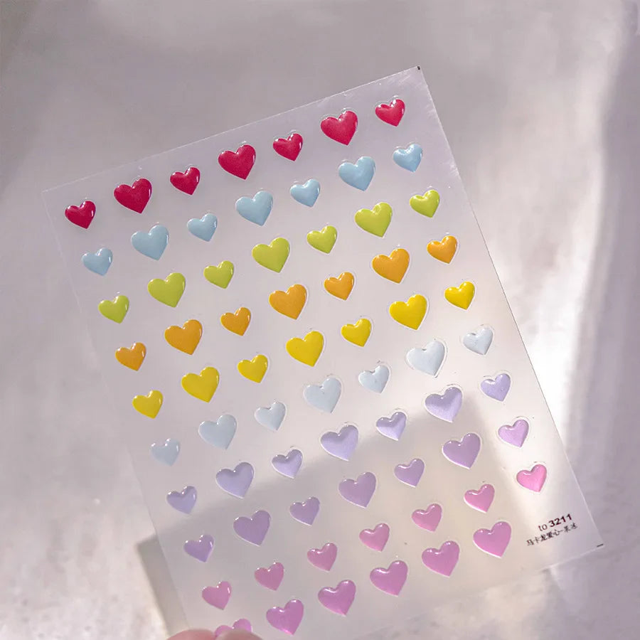 1pcs 5D Kawaii Jelly Strawberry Nail Art Stickers Fashion Cartoon Fruit Nail Transfer Slider Decals DIY Decorations Accessories