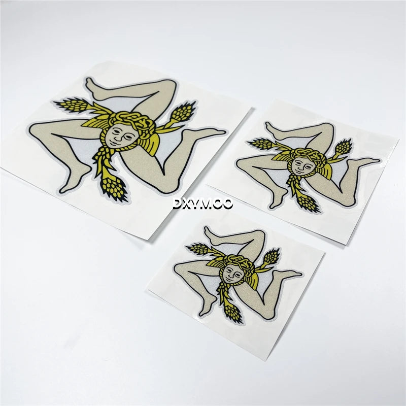 Sicily Island Car & Motorcycle Vinyl Decal Sticker