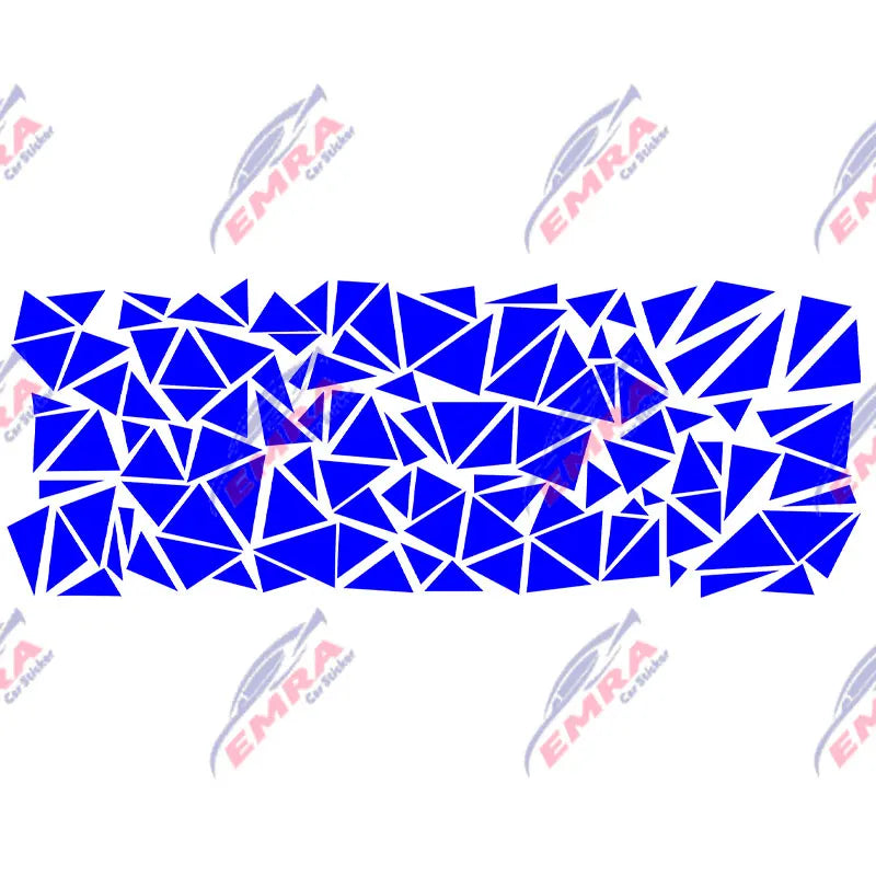 Triangle Car Sticker Decoration Side External Accessories Camouflage Kit Wrap Camo Tuning Styling Waterproof Vinyl Decals