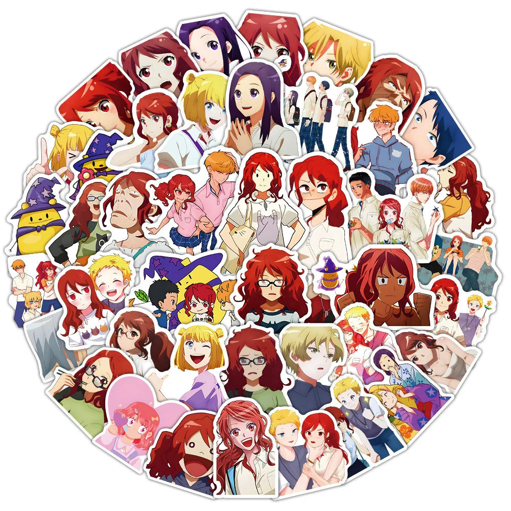 10/50pcs Anime Romantic Killer Diverse Plot Stickers Cartoon Graffiti Waterproof Luggage Suitcase Notebook Motorbike Sticker Toy