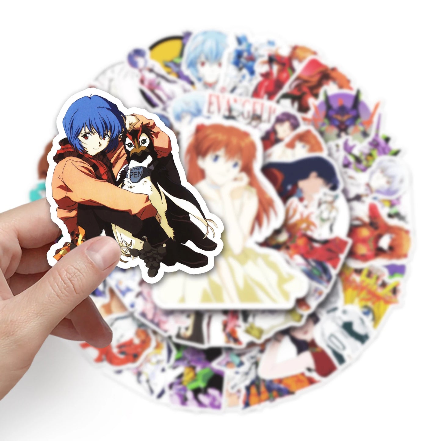 50Pcs MINISO Cartoon Waterproof Vinyl Stickers for Skateboard Snowboard Decals