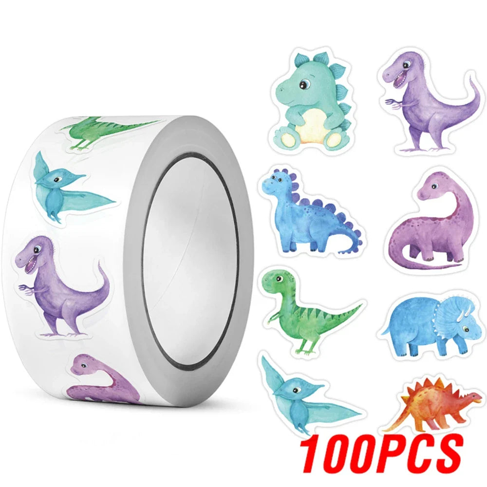 Dinosaur Animal Reward Stickers for Teachers & Students
