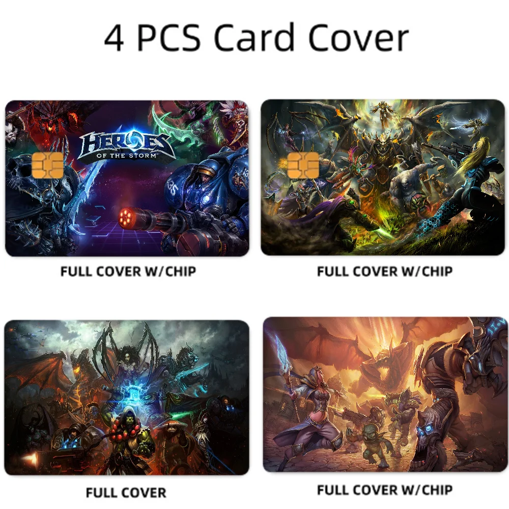 Heroes Storm Matte Card Sticker Cover