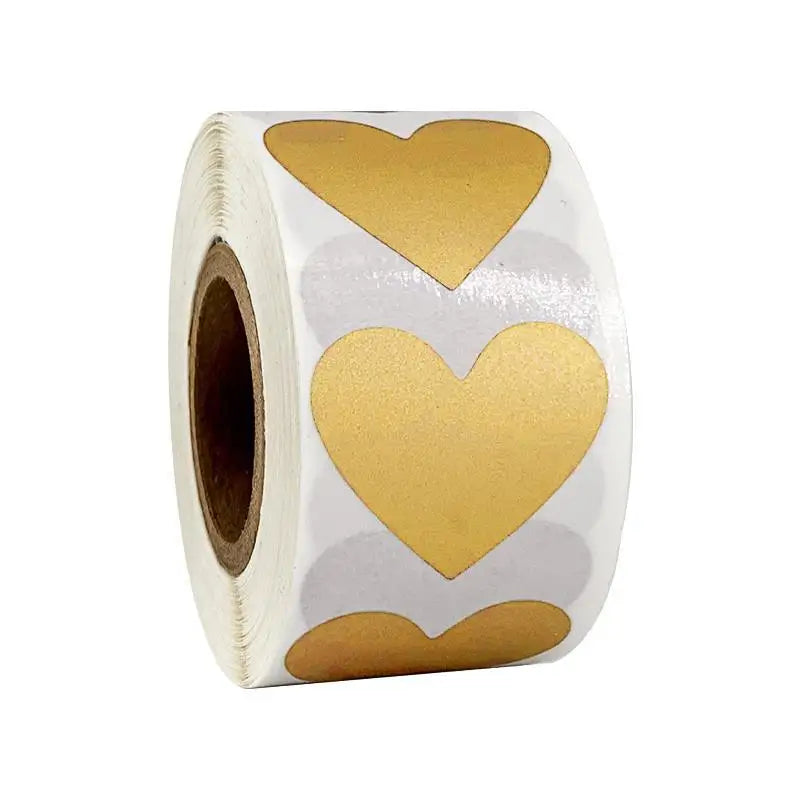 100-300pcs Heart Shape Labels Sticker 3 Colors Scratch Off Stickers DIY Handmade For Game Scratch Sticker Labels Stationer