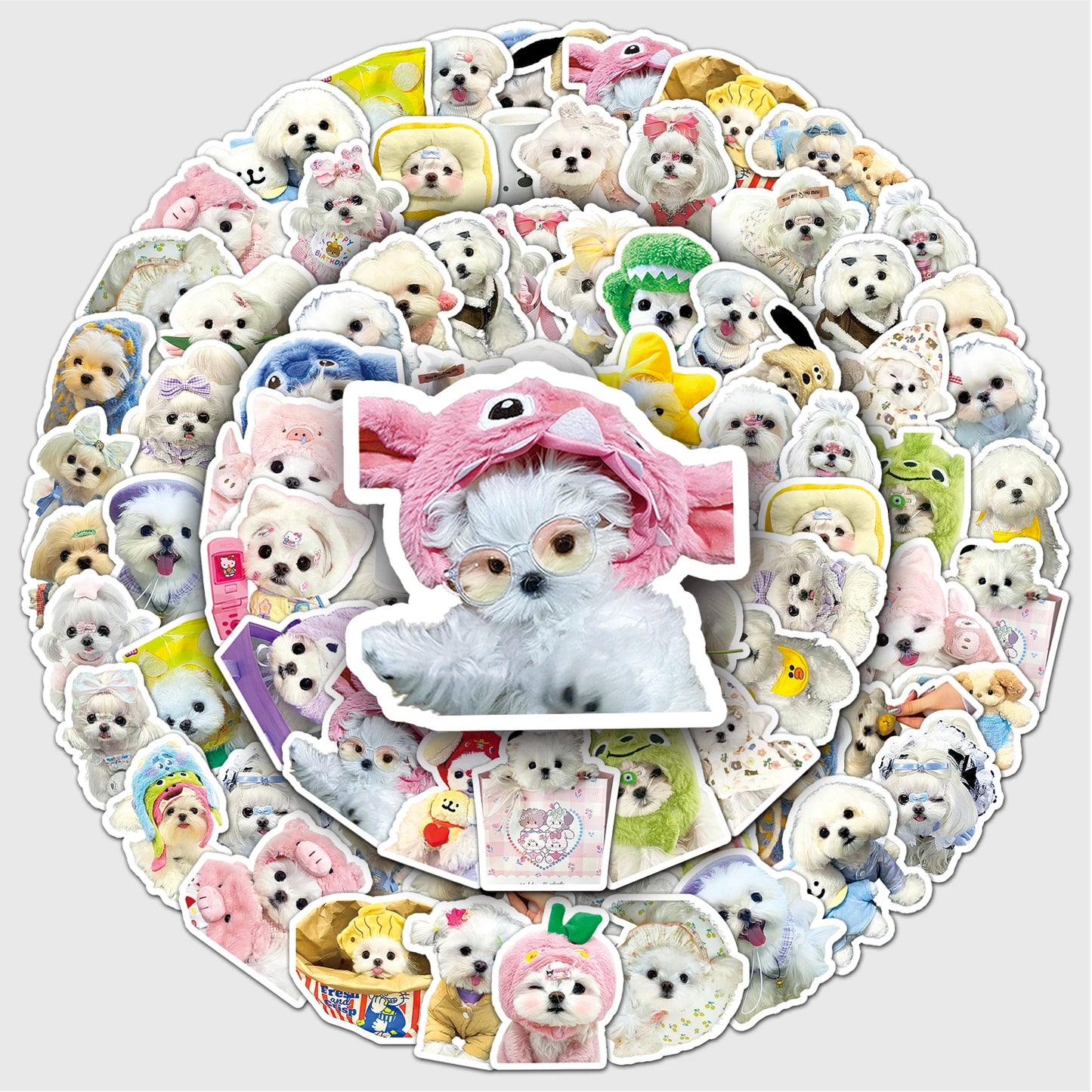 50Pcs Marzis Cartoon Waterproof Vinyl Stickers for Skateboard Snowboard Decals