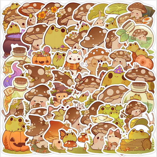 Frog Cartoon Stickers 10/30/50PCS for Laptop & Bike