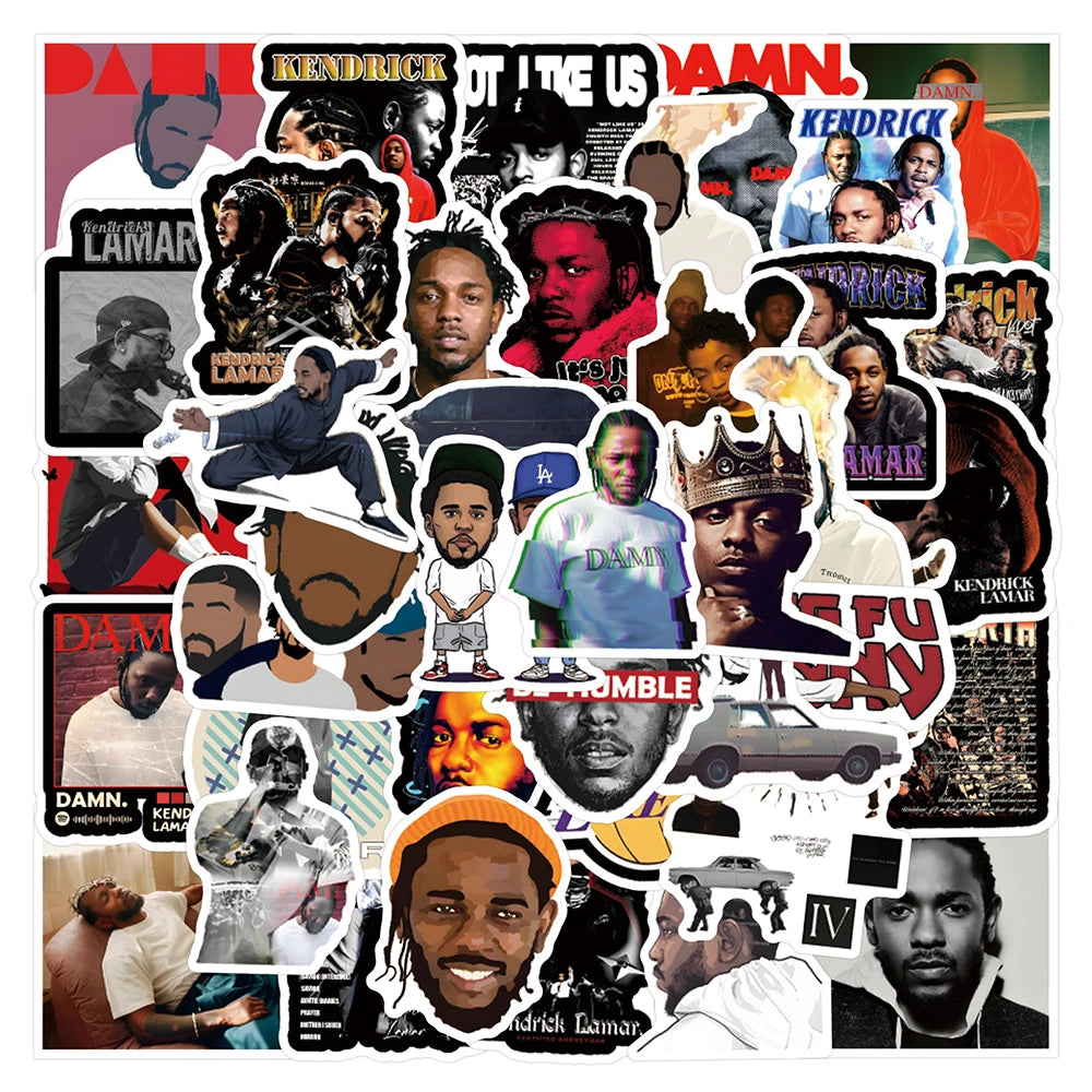 Kendrick Lamar Stickers Waterproof Decals for Skateboard Phone Guitar