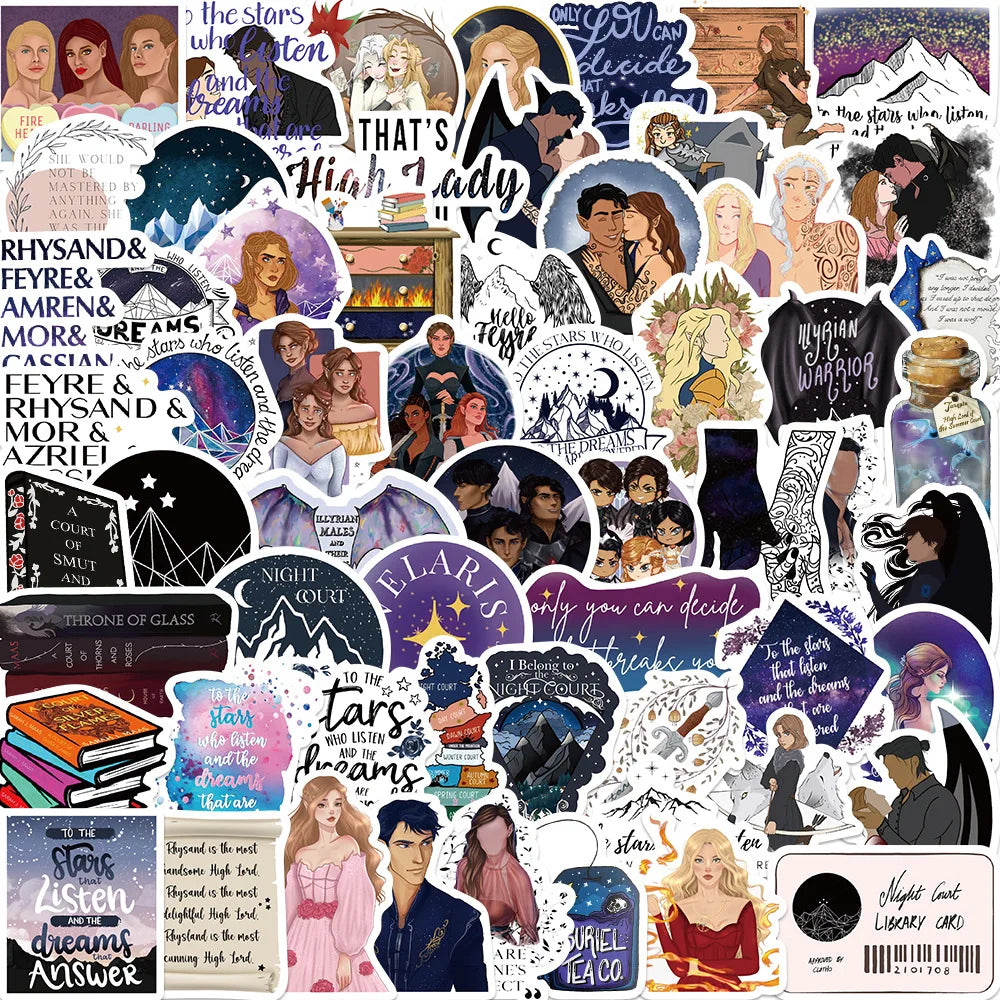 Acotar Cartoon Stickers for Luggage, Car, Guitar, Skateboard, Phone, Bicycle, Laptop
