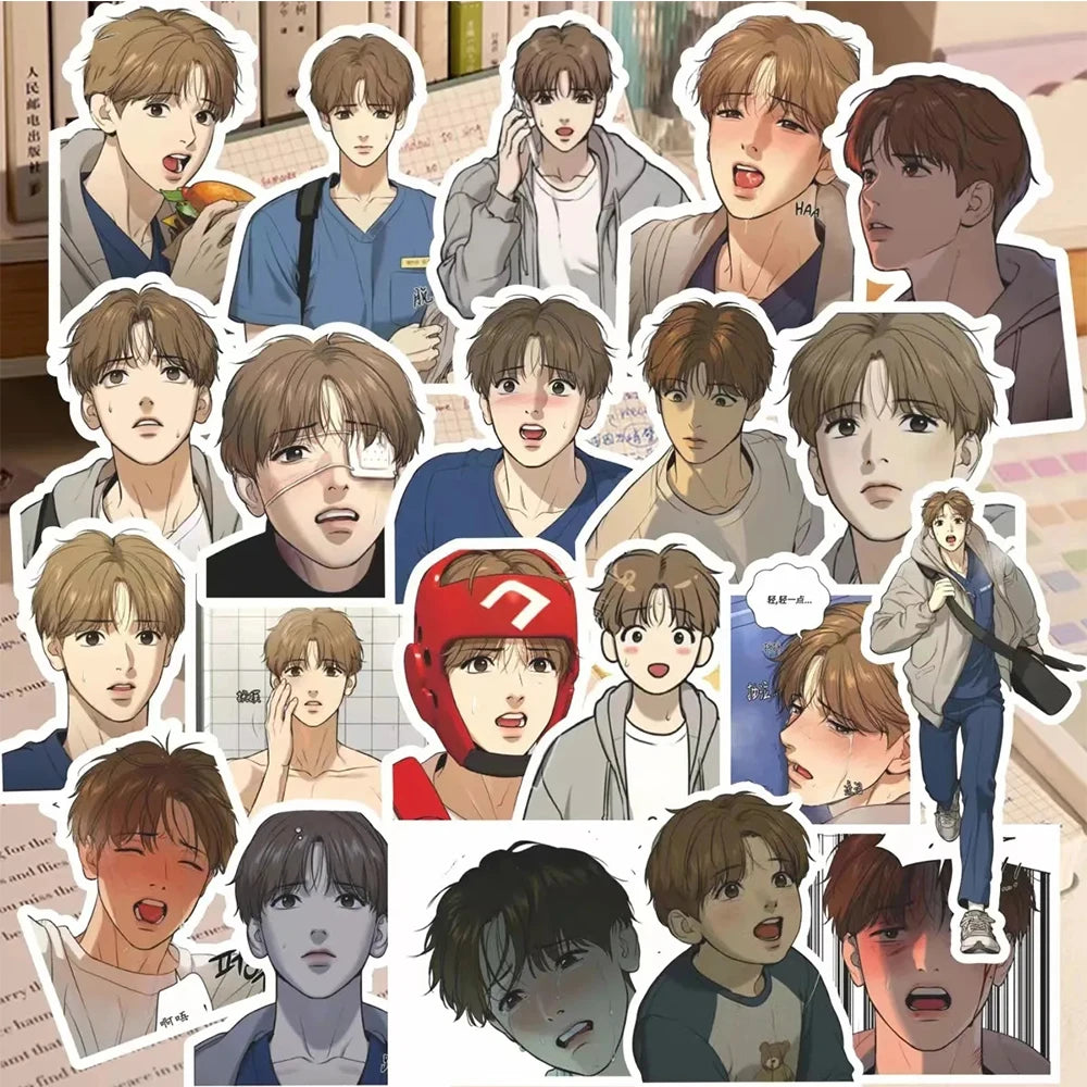 10/30/66pcs Anime Korean Manwha Jinx Stickers Joo Jaekyung Kim Dan Manga Decals Laptop Motorcycle Phone Car Waterproof Sticker