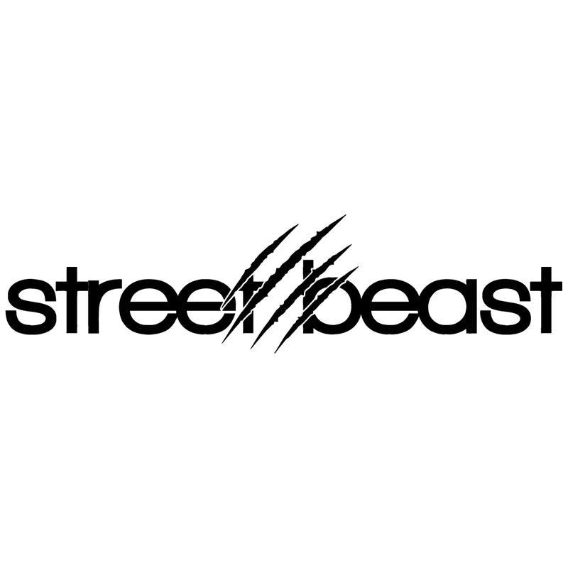 Street Beast for Car Sticker Decoration Windshield Banner JDM Sticker Claw Mark External Accessories Waterproof PVC Vinyl Decals