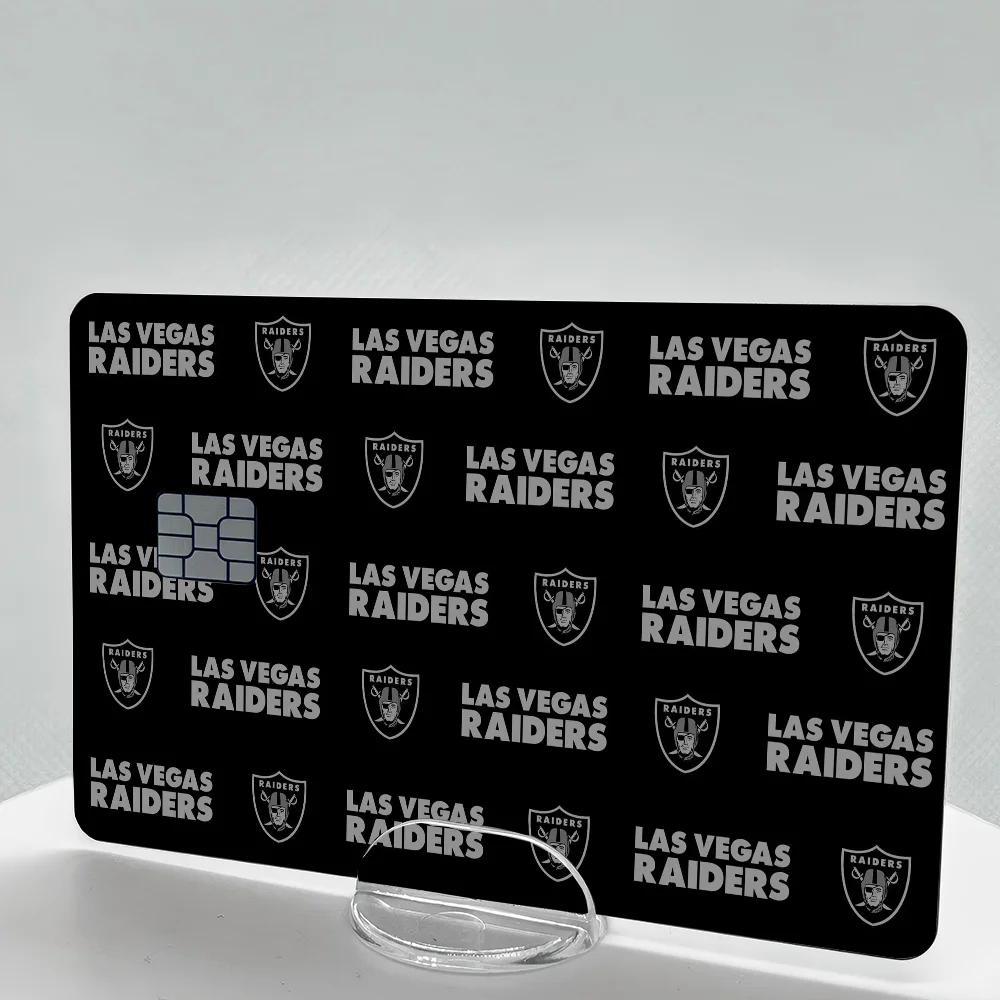 Raiders Football Card Sticker Set (4 Pcs)