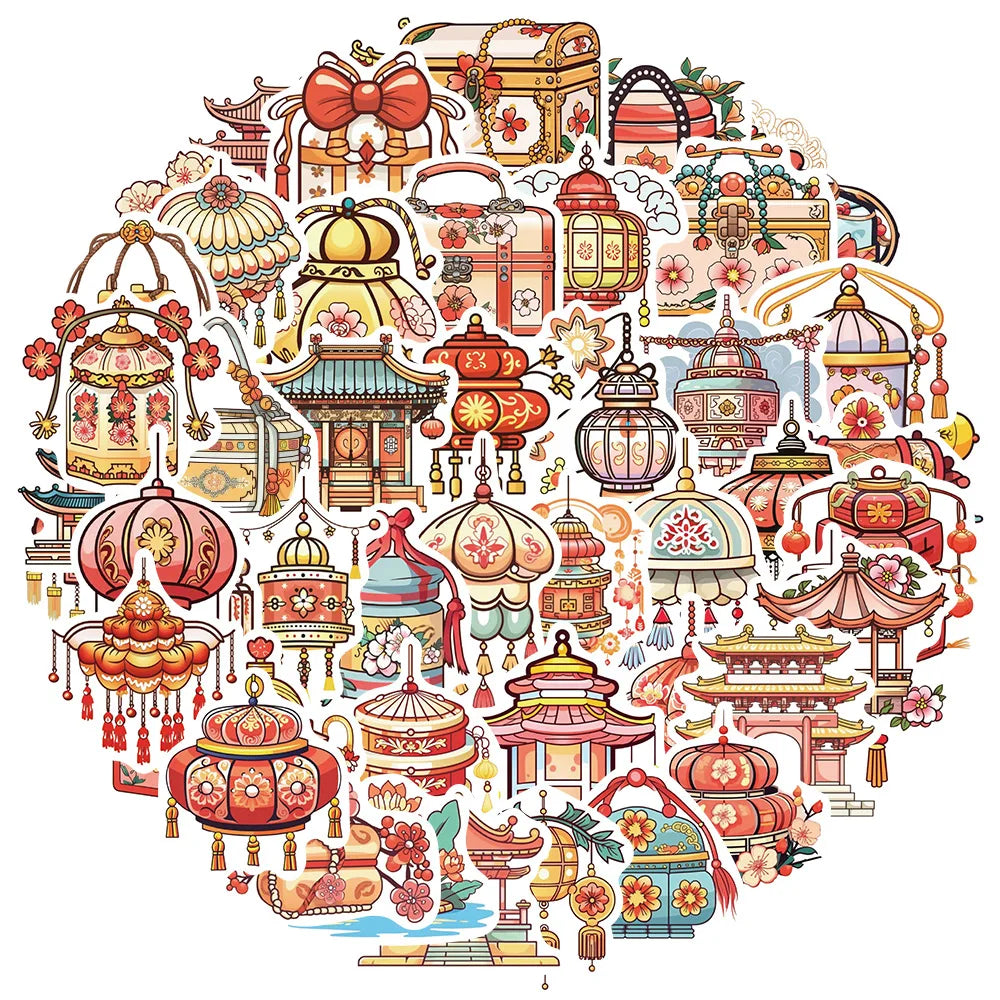 Retro Cartoon Graffiti Stickers for Laptop, Car, Fridge, DIY Vinyl Styling (10/30/50pcs)