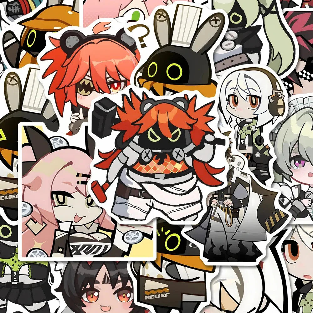 Zenless Zone Zero Anime Game Stickers - 10/30/54pcs Decals for Laptop, Phone, Suitcase, Scrapbook