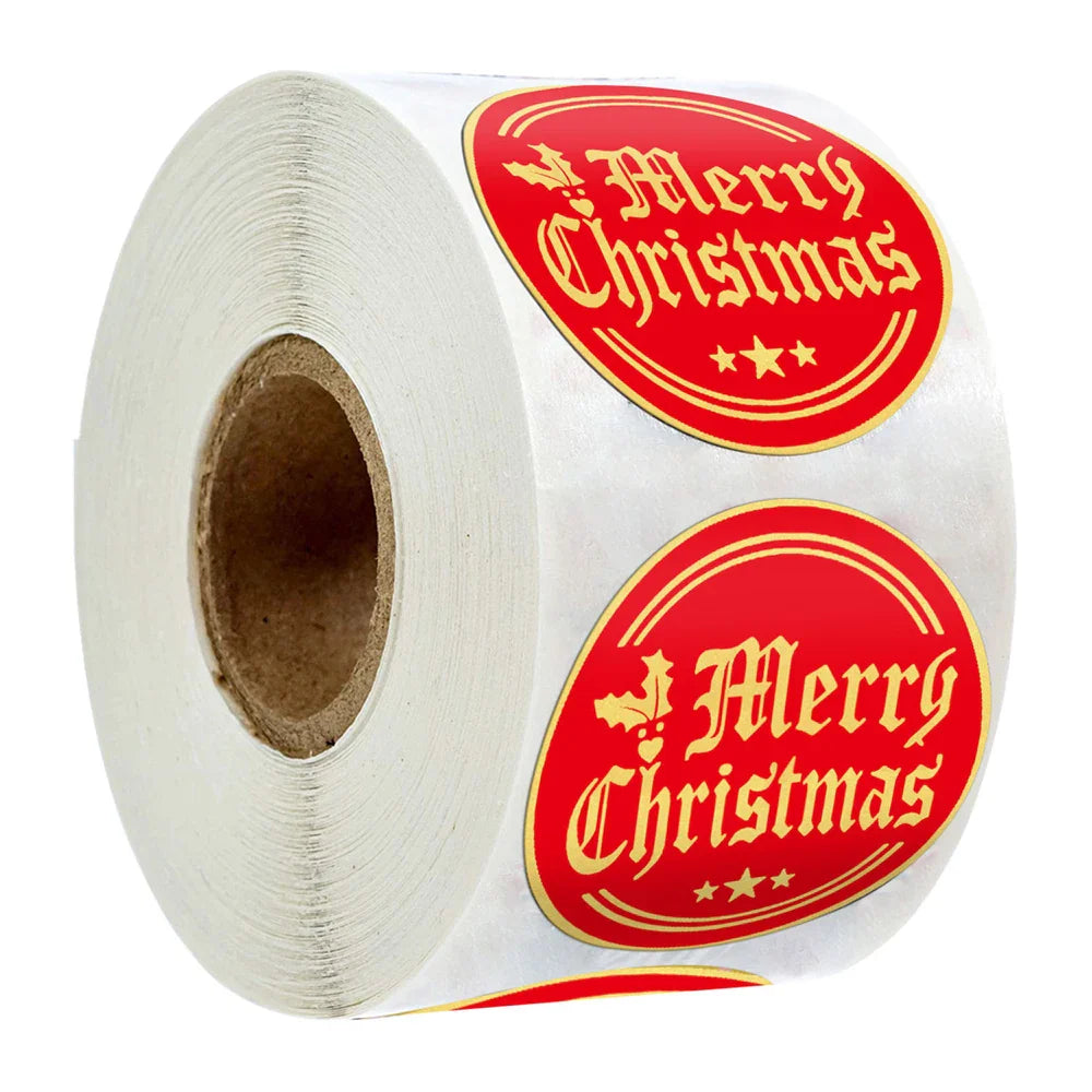 Christmas Snowflake Stickers: 100-500PCS DIY Adhesive