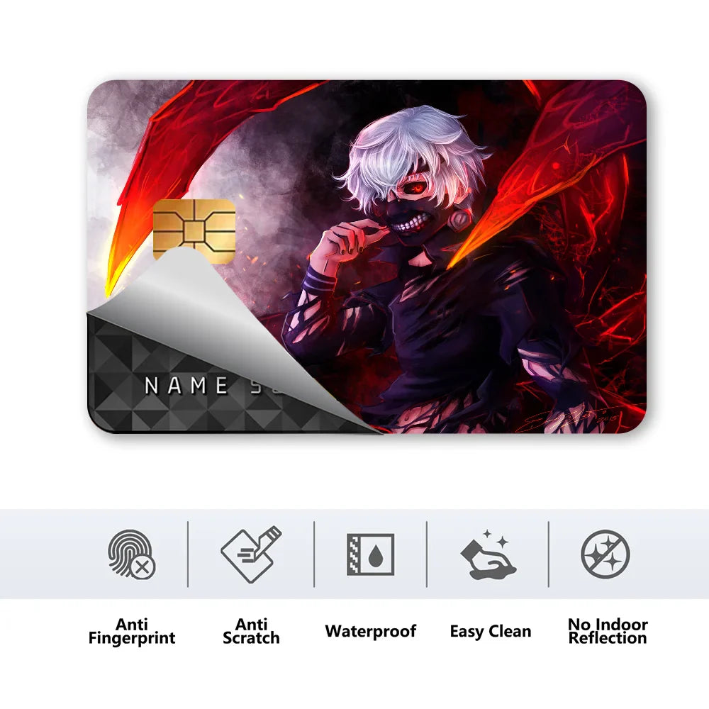Tokyo Ghoul Card Sticker Waterproof Chip Skin Decor
