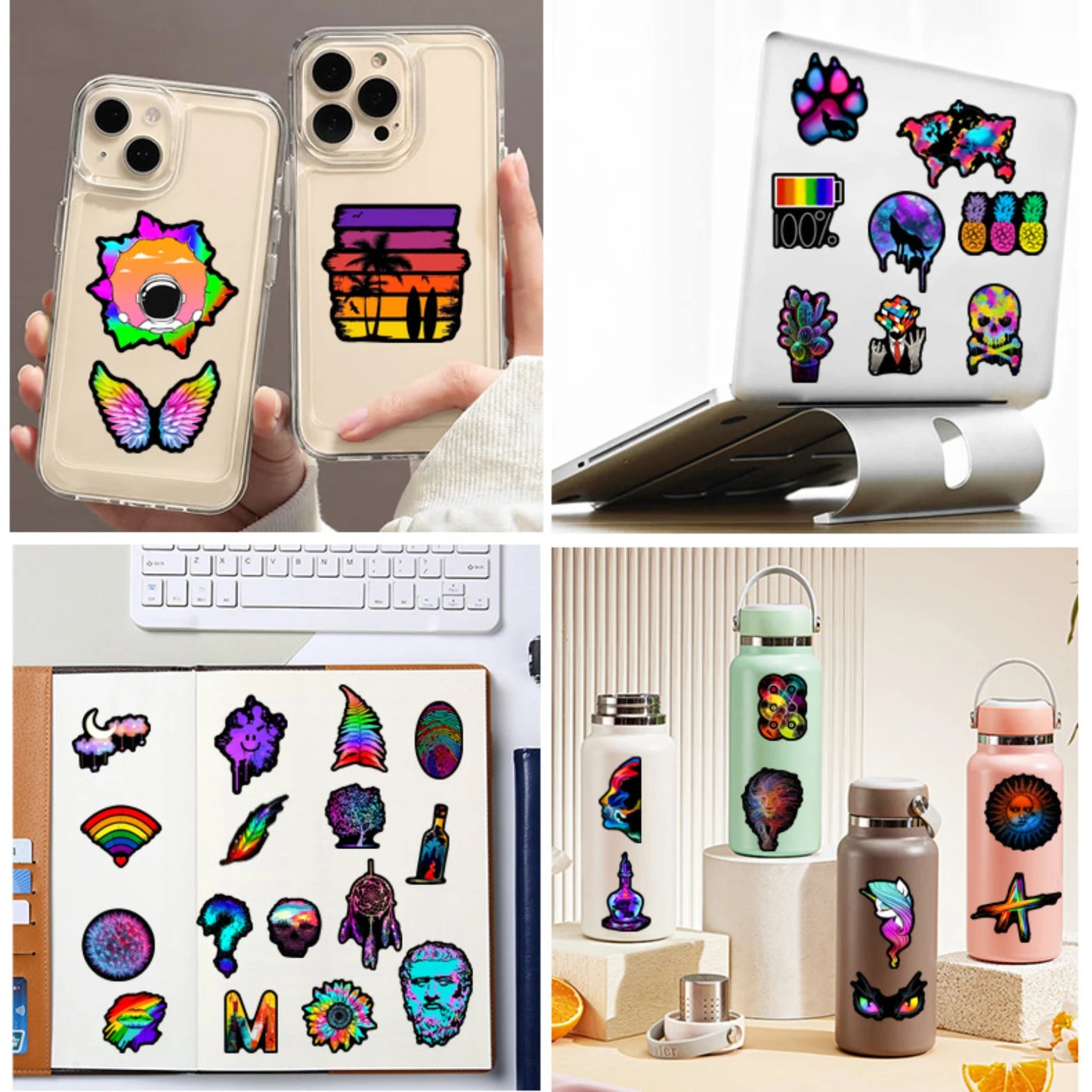 Art Graffiti Colorful Spectrum Sticker Packs