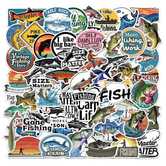 Sea Animal Graffiti Stickers 10/30/50PCS Waterproof for Skateboard, Phone, Guitar, Laptop, DIY Decals