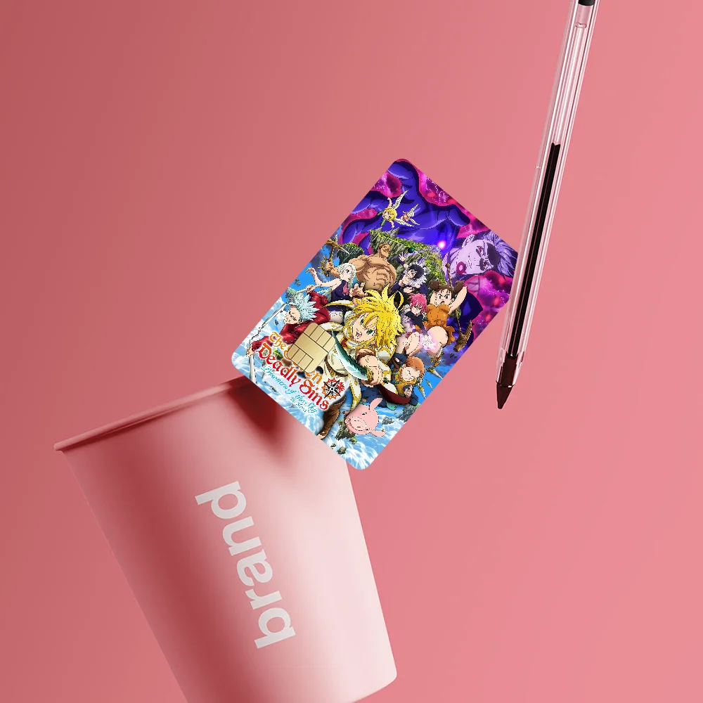 Seven Deadly Sins Anime Card Skin Sticker Case