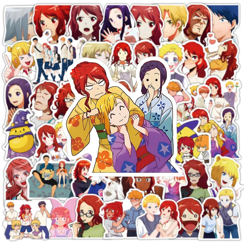 10/50pcs Anime Romantic Killer Diverse Plot Stickers Cartoon Graffiti Waterproof Luggage Suitcase Notebook Motorbike Sticker Toy