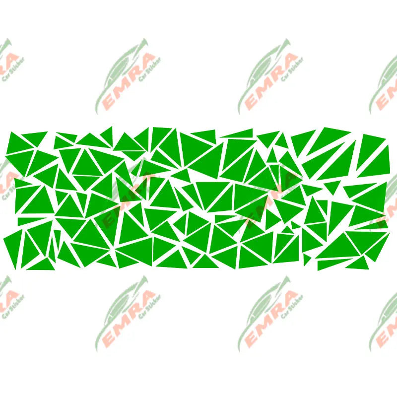 Triangle Car Sticker Decoration Side External Accessories Camouflage Kit Wrap Camo Tuning Styling Waterproof Vinyl Decals