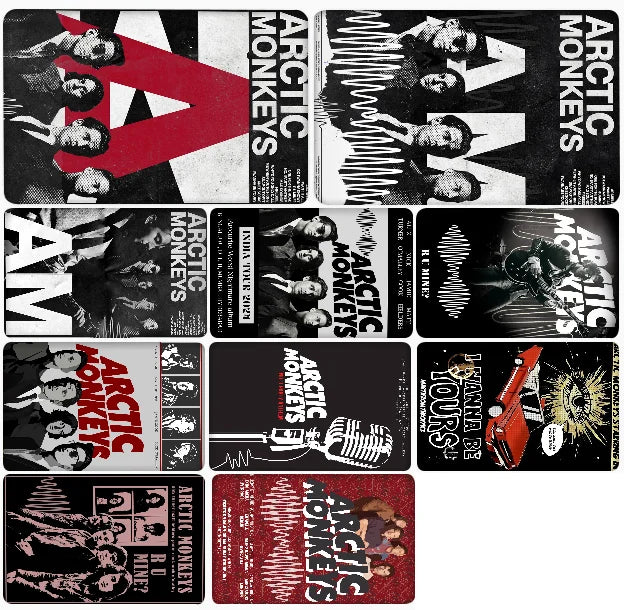Arctic Monkeys Anime Card Sticker Skin Cover
