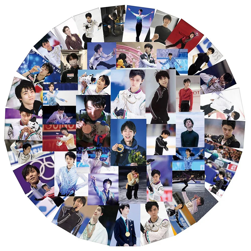 Yuzuru Hanyu Figure Skating Stickers - 10/40/70PCS for Luggage, Laptop, Motorcycle, Fridge, Toy