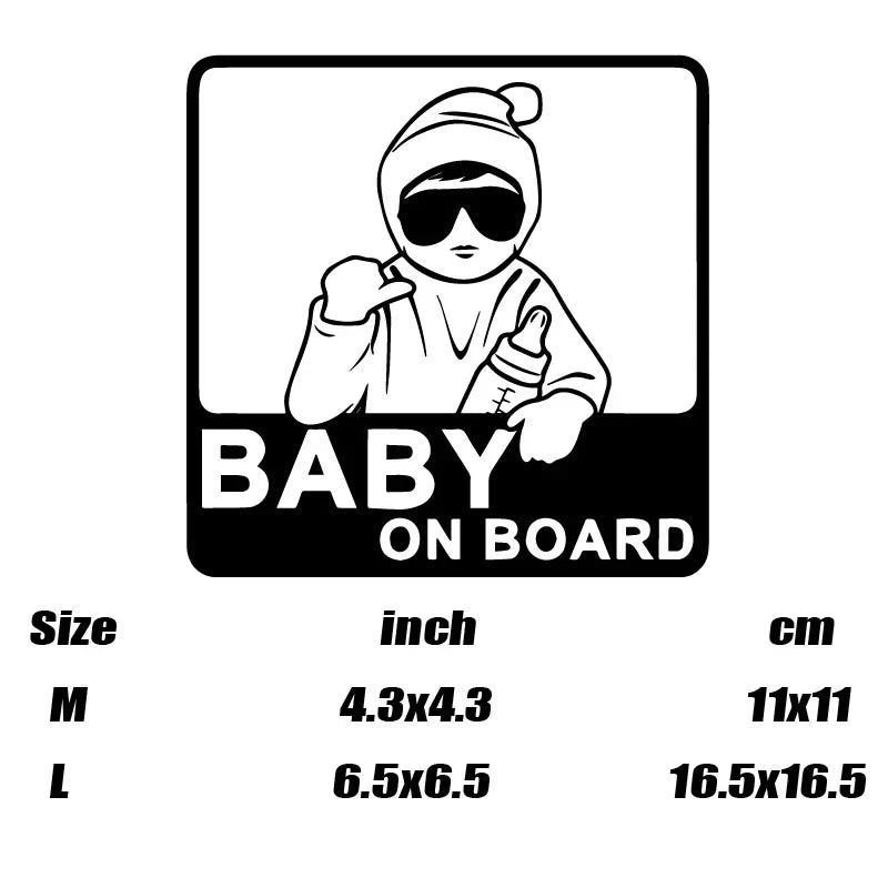 Baby on Board Stickers: Cute & Funny Car Decals