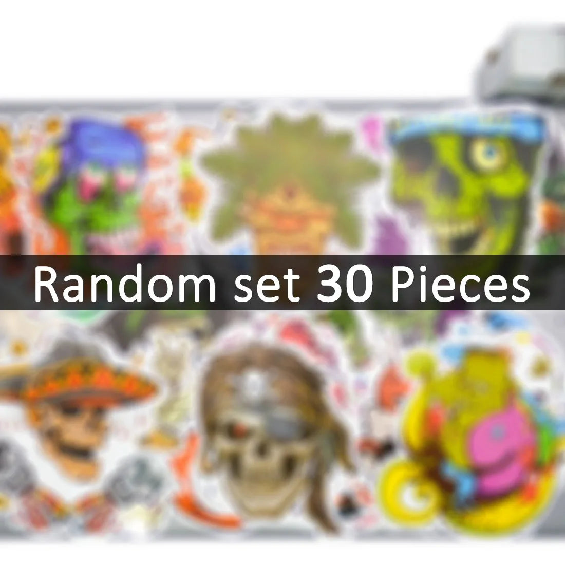 20/30/50Pieces, Monster Stickers, Zombie Demon Witch Skeleton Cthulhu, Retro Gothic, for DIY Creative Decoration, Funny Sticker