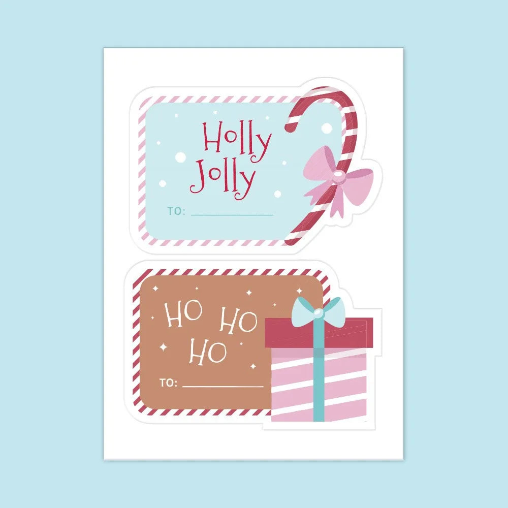 Christmas Stickers 12.5x9cm Cute Gift Labels (10-40Pcs)
