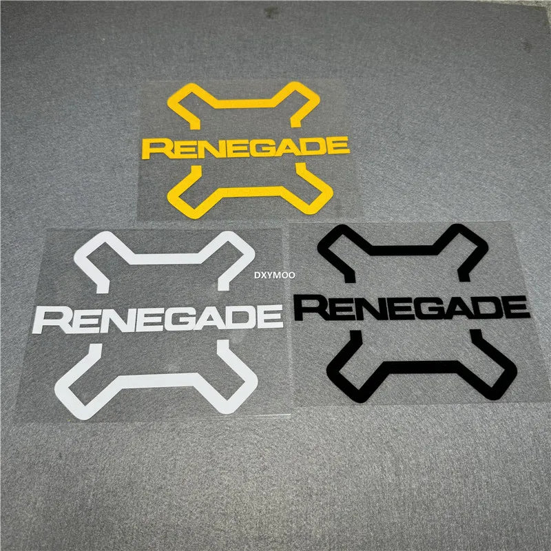 JEEP Renegade Off-Road Decal Stickers Vinyl Applique