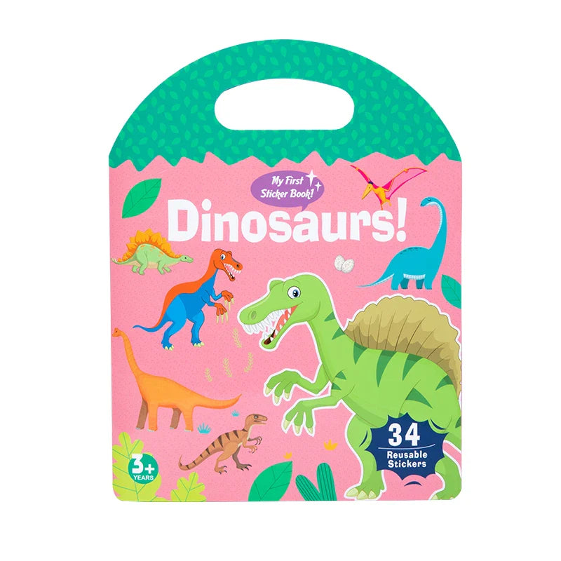 Early Childhood Education Scene Sticker Book Focus Cultivation Quiet Sticker Book Enlightenment Puzzle Cognitive Book For Kids