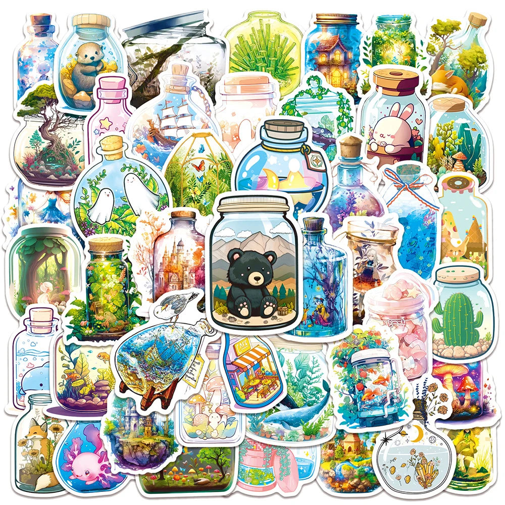 Funny Cartoon Stickers Pack for Laptop, Phone, Notebook, Kids Toy