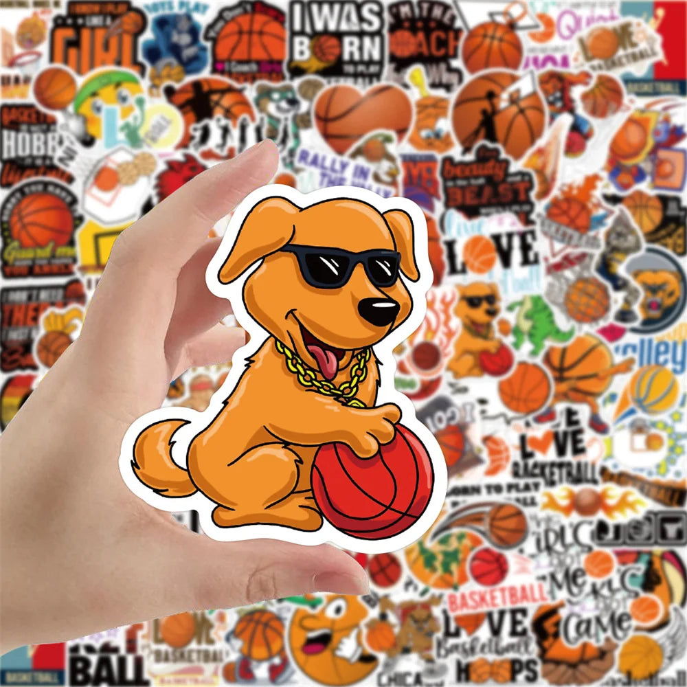 10/30/50PCS New Love Basketball Graffiti Stickers Waterproof Luggage Notebook Skateboard Refrigerator Stickers Wholesale
