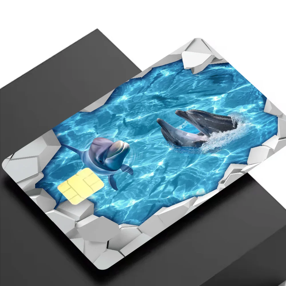Underwater Ocean Fish Card Skin Sticker