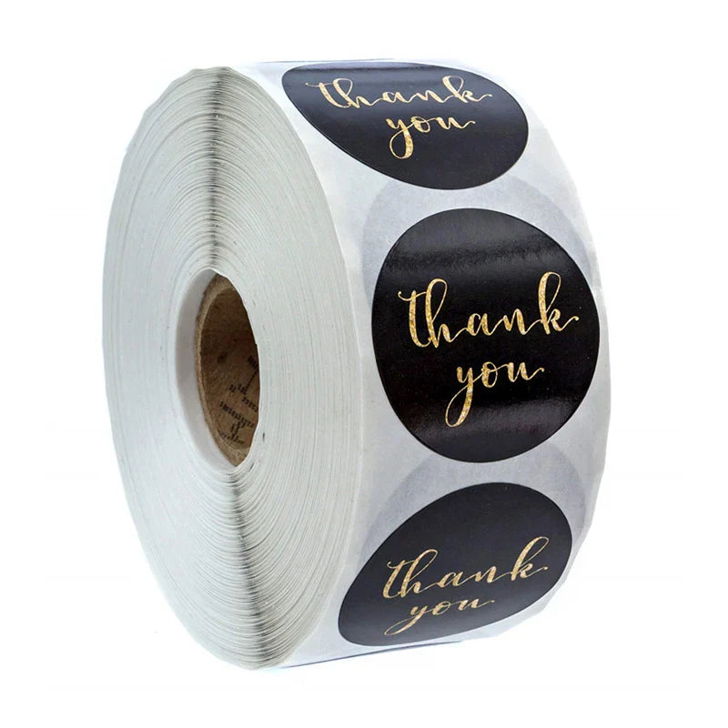 Clear Merry Christmas Stickers, 100-500pcs, Label Seals