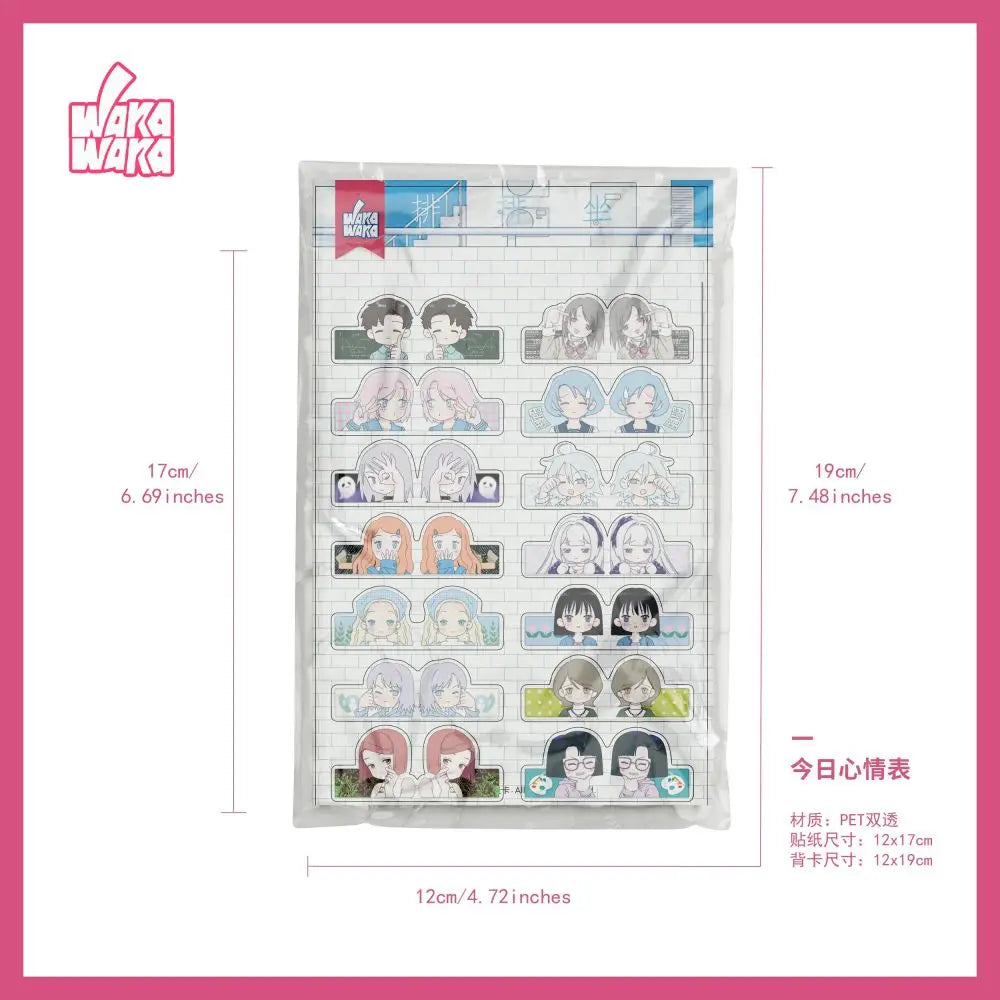 Cute Japanese Style Decorative Stickers for Scrapbooking, Phone, Luggage, Motorcycle, Laptop, Suitcase Decal