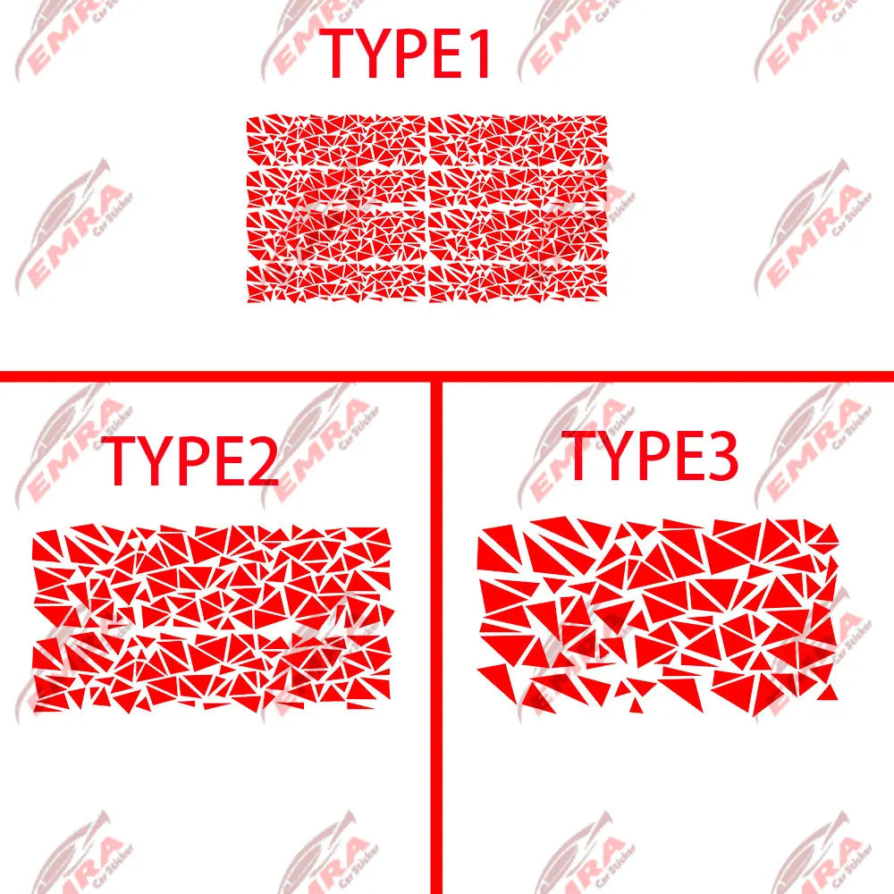 Angular Shape Sticker For Car Motorcycle Sticker Decoration Side Camouflage Kit Wrap Camo Tuning Styling Waterproof Vinyl Decals