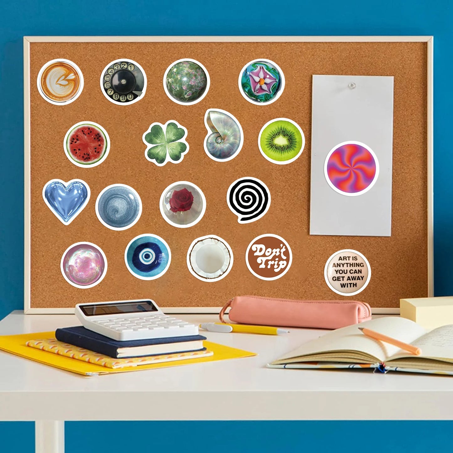 100pcs Ins Retro Vintage Stickers DIY For Guitar Fridge Skateboard Travel Suitcase Car Graffiti Sticker Aesthetic Cartoon Decals