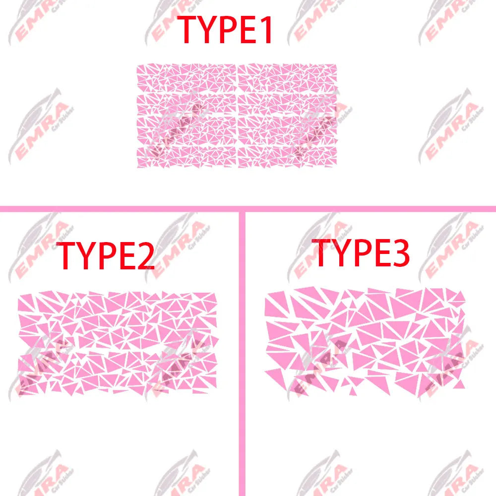 Angular Shape Sticker For Car Motorcycle Sticker Decoration Side Camouflage Kit Wrap Camo Tuning Styling Waterproof Vinyl Decals