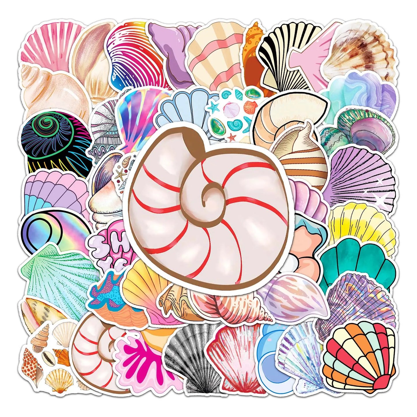 50Pcs Cartoon Waterproof Vinyl Stickers for Skateboard Snowboard