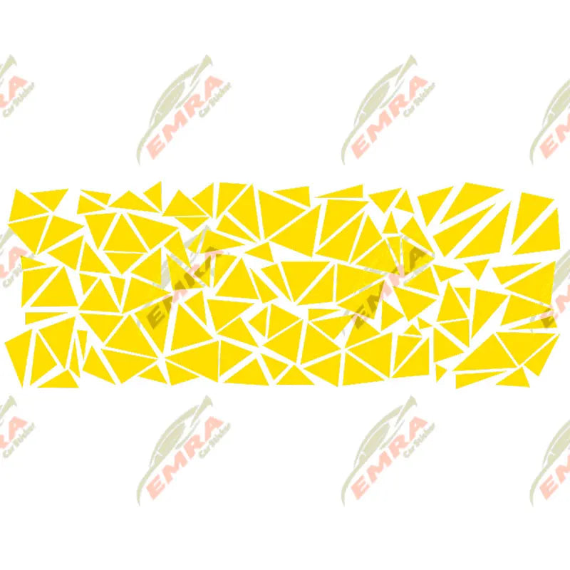 Triangle Car Sticker Decoration Side External Accessories Camouflage Kit Wrap Camo Tuning Styling Waterproof Vinyl Decals