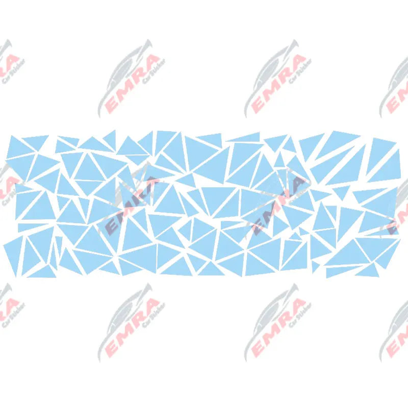 Triangle Car Sticker Decoration Side External Accessories Camouflage Kit Wrap Camo Tuning Styling Waterproof Vinyl Decals