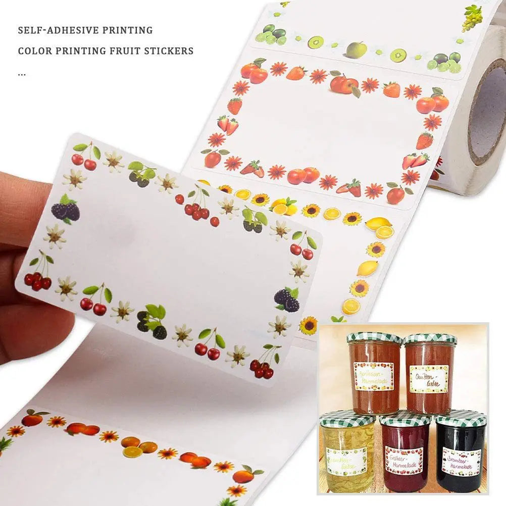 Wholesale 250 Stickers/rolls Color Border Name Stickers Classification Marks Sticker Sticker Label Office Stationery