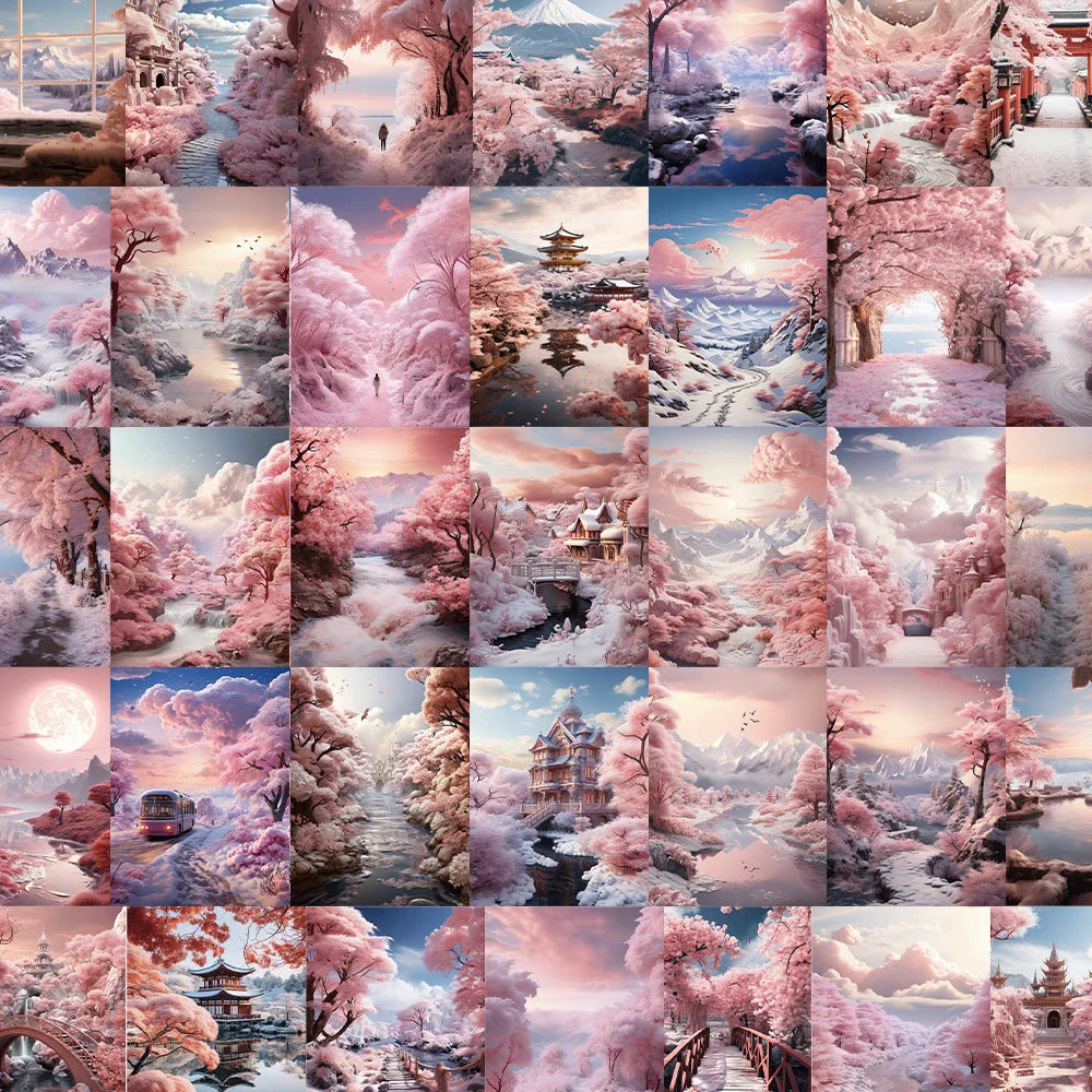 Kawaii Pink Aesthetic Stickers Decals for Laptop Phone Scrapbook Suitcase
