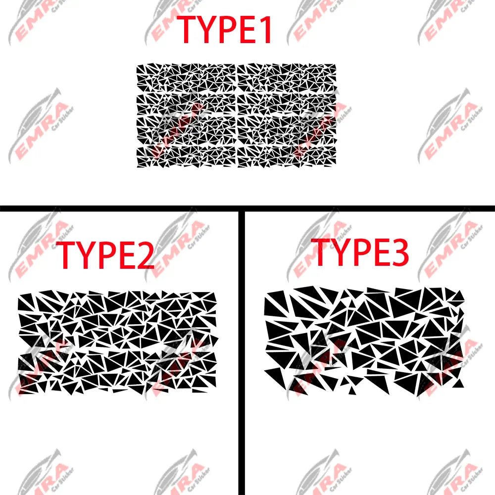 Angular Shape Sticker For Car Motorcycle Sticker Decoration Side Camouflage Kit Wrap Camo Tuning Styling Waterproof Vinyl Decals