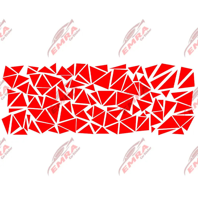 Triangle Car Sticker Decoration Side External Accessories Camouflage Kit Wrap Camo Tuning Styling Waterproof Vinyl Decals