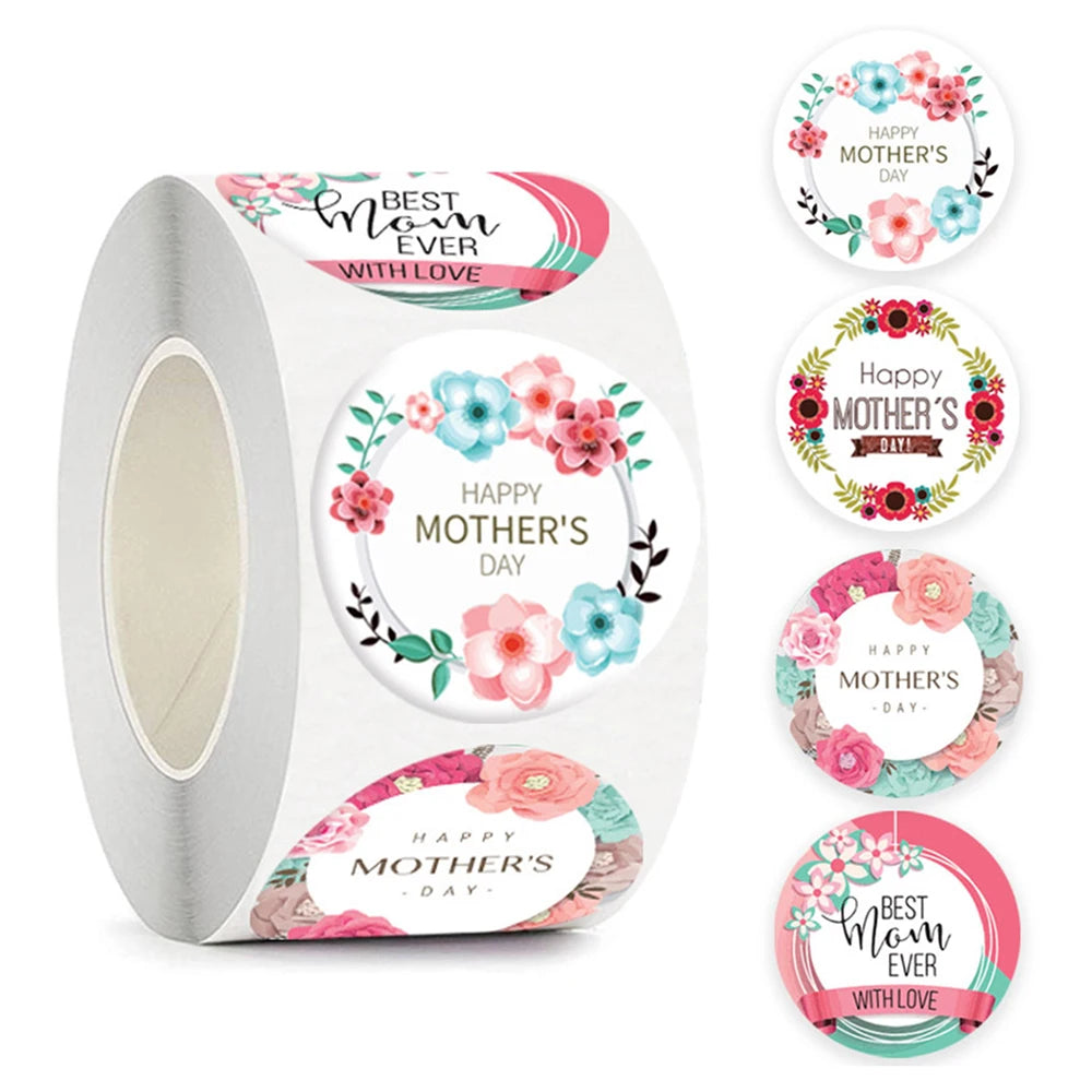 Mother's Day & Birthday Gift Label Stickers (100-500pcs)