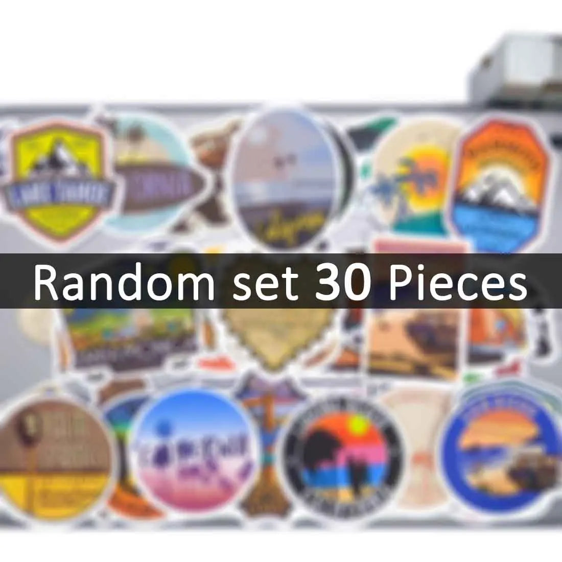 20/30/50Pieces USA California Poster Sunshine Beach Surfing Travel Stickers for Luggage Motorcycle Car Bike Laptop Phone Sticker